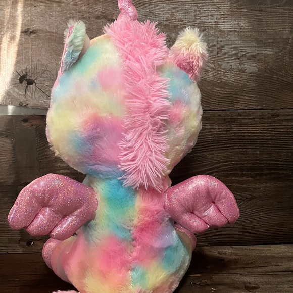 LiL Peepers Pink Yellow Blue Big Eyes Stuff Animal Toy - Picture 2 of 6